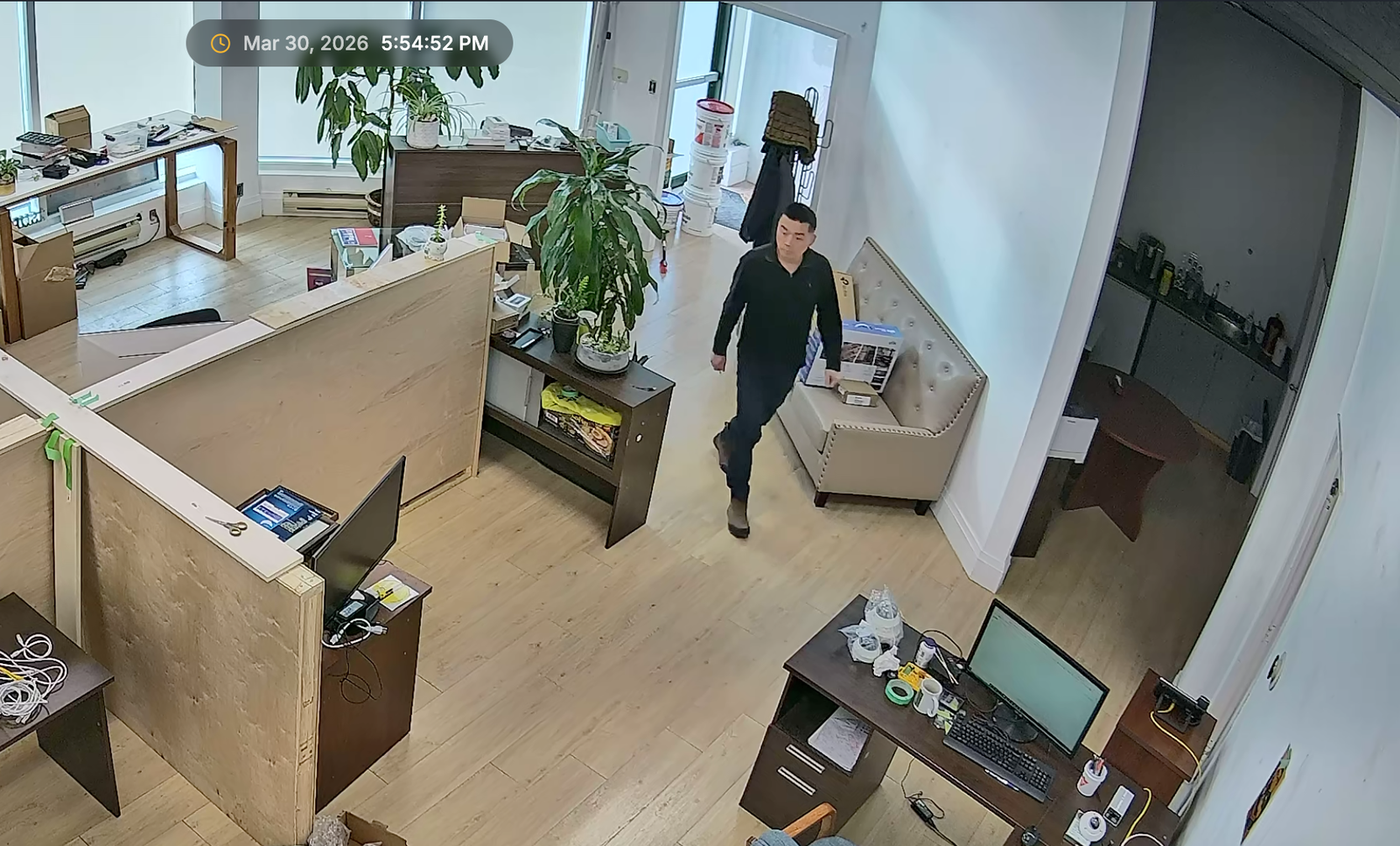 Person journey - office area