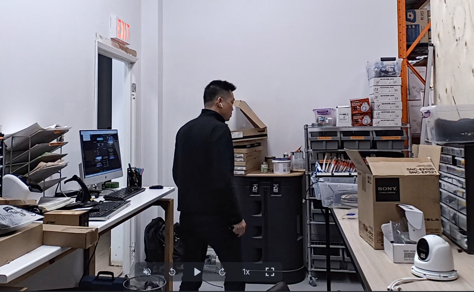 Multi-site warehouse monitoring from dispatch